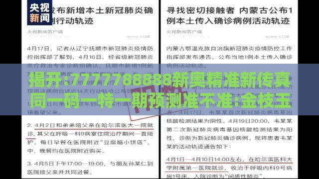 揭开:7777788888新奥精准新传真同一码一特一期预测准不准:金枝玉叶最娇贵,留心欺骗承诺危害-巩固解答、专家解读解释与落实​